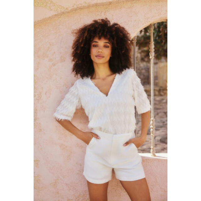 Lofty Manner shirt km qe14 top zoey 100 white 06011.100.0256 large