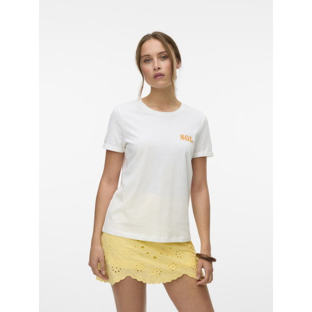 Vero Moda vmella s/s o-neck t-shirt jrs btq g 10333613 sunroom 06011.112.0175 large