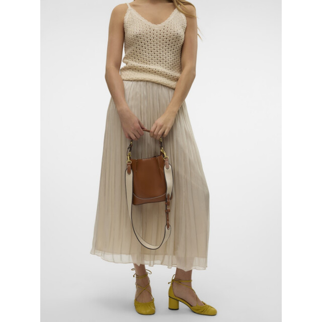 Vero Moda Vmvips nw ankle skirt wvn ce ga beige 4479.05.0005 large