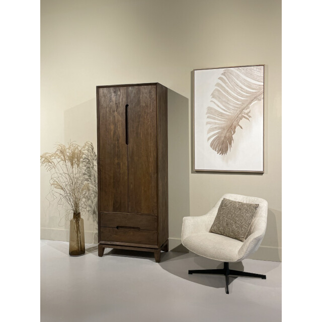 Livingfurn kabinetkast cortez 200x75x40 cm mangohout 2936314 large