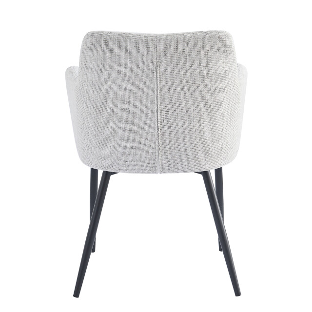 Livingfurn eetkamerstoel bronco greige stof set van 2 2936307 large