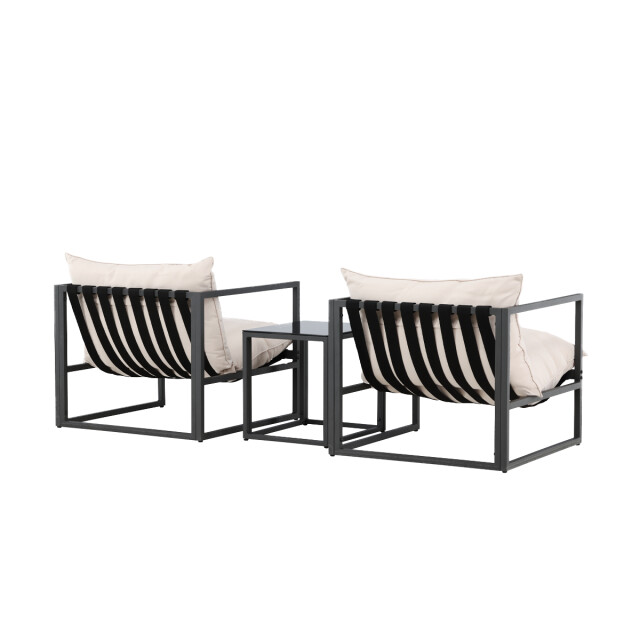 Nest Outdoor Ebba tuin loungeset 3 delig – twee stoelen en een salontafel met 3195747 large