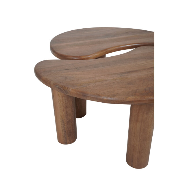 Home67 Salontafel lina mangohout set van 2 3195828 large