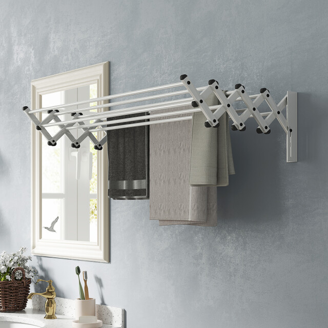 4goodz Wanddroogrek ruimtebesparend droogrek van aluminium 3195798 large