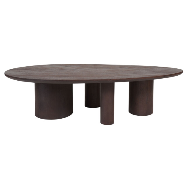 Home67 Salontafel amir 140 x 80 cm espresso mangohout 3195840 large