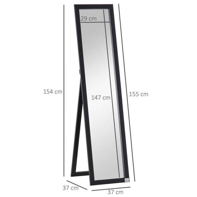 4goodz Passpiegel 154 cm te gebruiken vrijstaand of met wandmontage 3195903 large