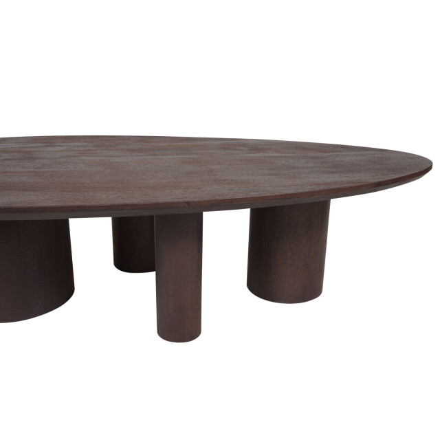Home67 Salontafel amir 140 x 80 cm espresso mangohout 3195840 large