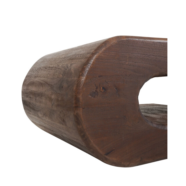 Home67 Salontafel maan espresso mangohout 110 x 60 cm 3032625 large