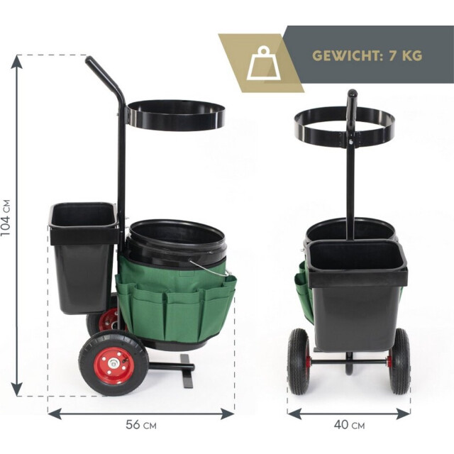 Westmann Tuinwagen verrijdbaar wr01000 tuinhulp met wielen 3049058 large