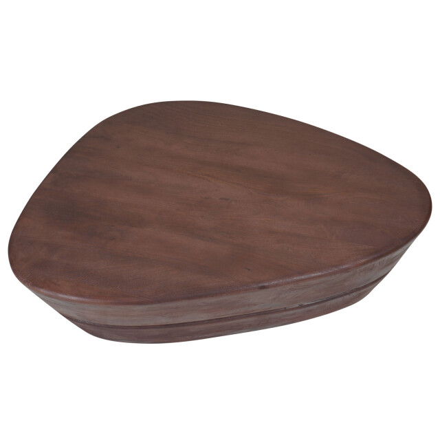 Home67 Salontafel kiva 107 x 80 cm espresso mangohout 3195833 large