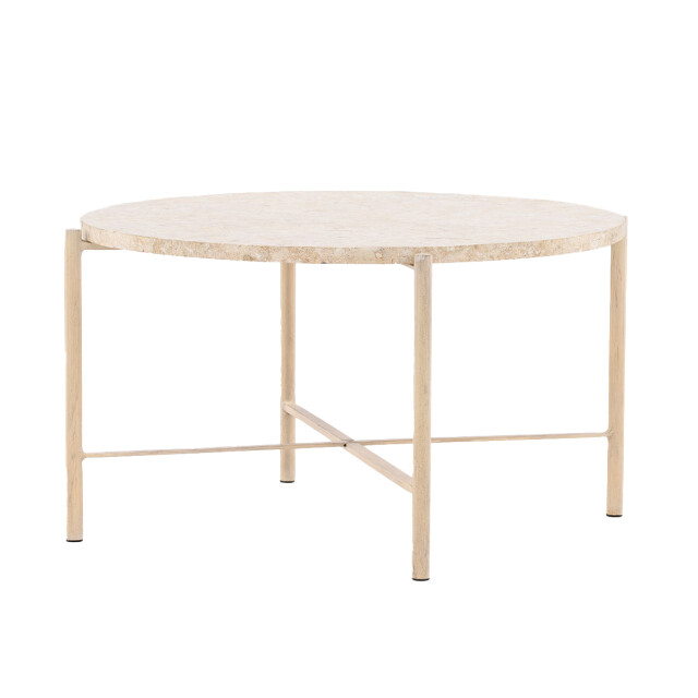 Nest living Thora ronde salontafel met stenen blad Ø 70 cm 3155479 large