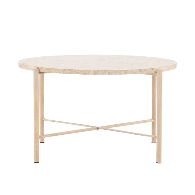 Nest living Thora ronde salontafel met stenen blad Ø 70 cm 3155479 large