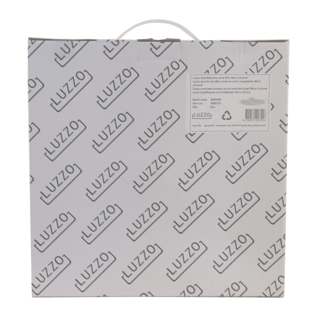 Luzzo ® regendouchekop Ø30 cm hoofddouche rond rvs Ø30 cm douchekop extra plat 3039640 large