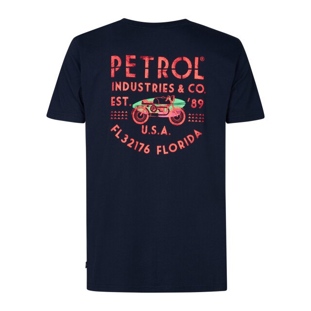 Petrol Industries Men t-shirt ss classic print navy 5339.37.0017 large