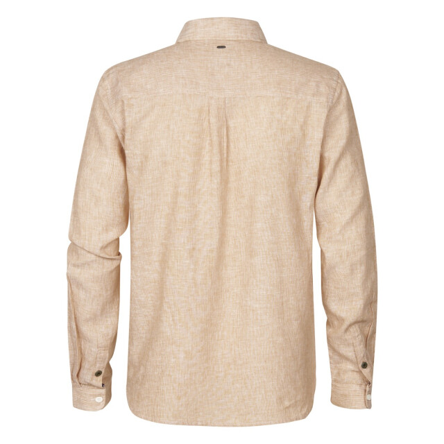 Petrol Industries Men shirt long sleeve uni zand dessin 5309.06.0011 large