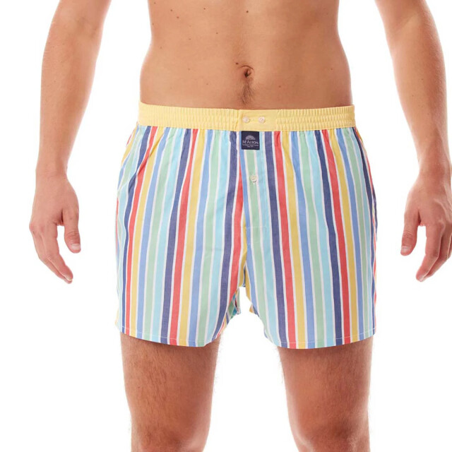 Mc Alson Striped muticoour yeow muti stripe M4328 large