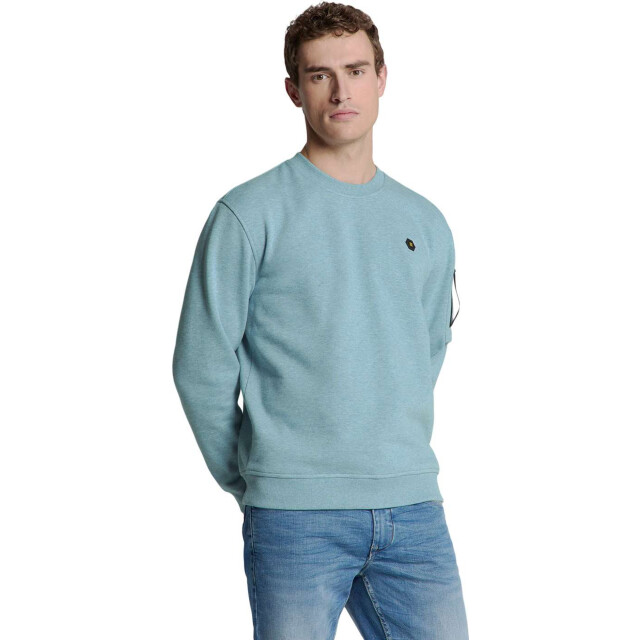No Excess Sweater crewneck melange ice 27100211-151 large