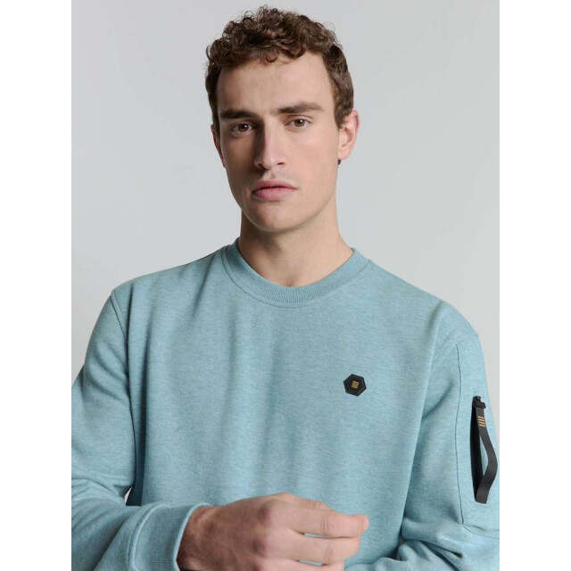 No Excess Sweater crewneck melange ice 27100211-151 large