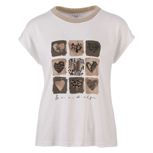 Enjoy Enjoy shirt front print Enjoy shirt front print large