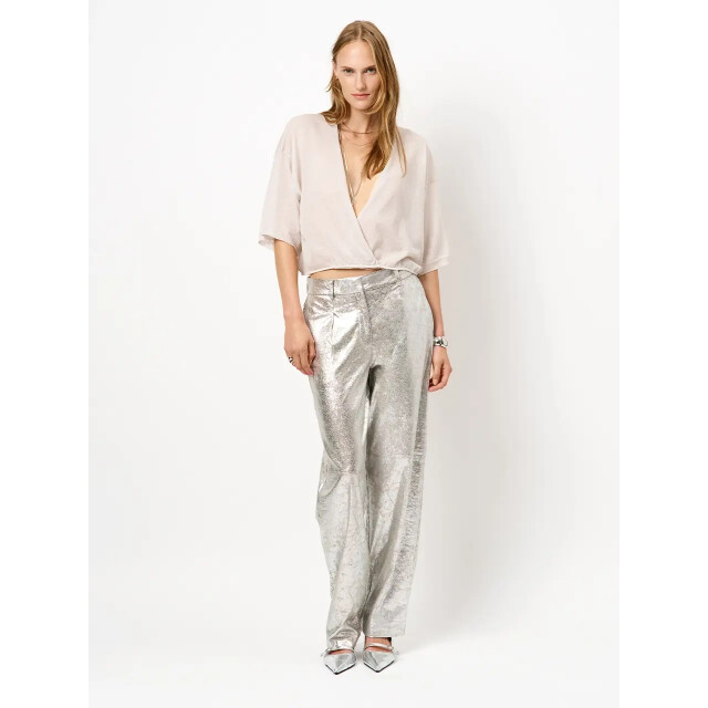 Dante 6 D6 revel metallic cardigan D6 Revel Metallic Cardigan/1175 Butter Cream large