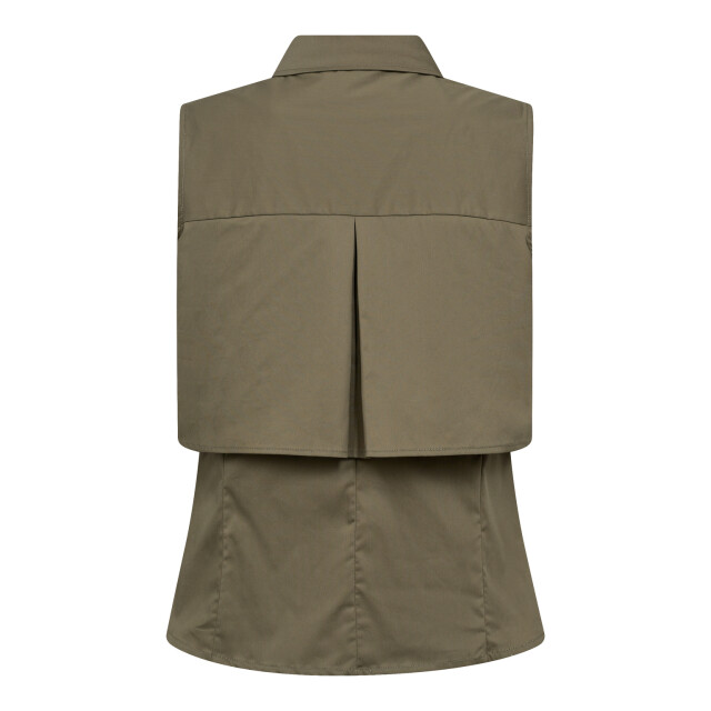 Co'Couture Cc sanna double layer top CC Sanna Double Layer Top/7555 Army large