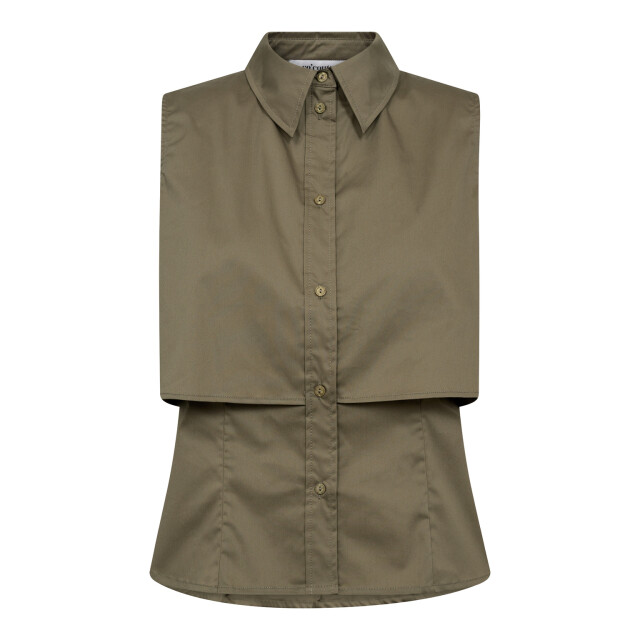 Co'Couture Cc sanna double layer top CC Sanna Double Layer Top/7555 Army large