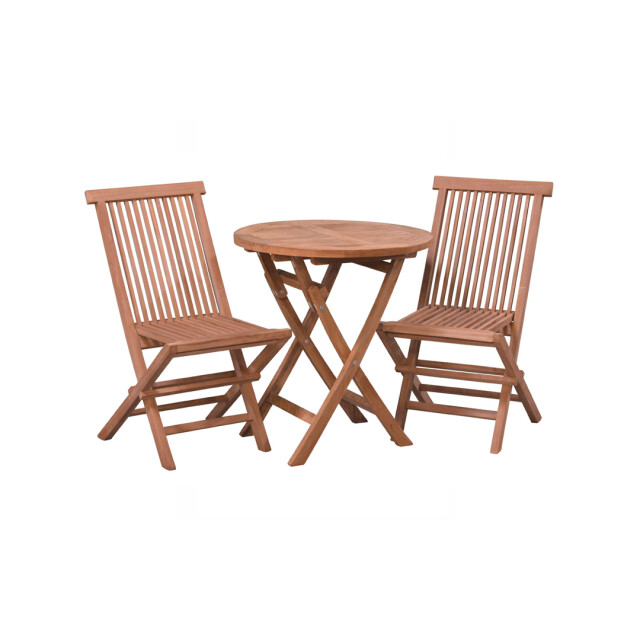 Livingfurn tuinstoel folding chair 45x45x75 cm teakhout 2936290 large