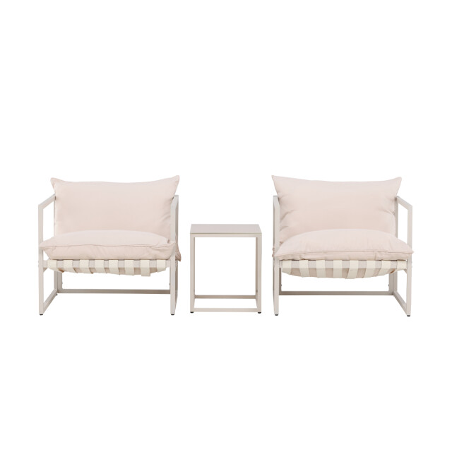 Nest Outdoor Ebba tuin loungeset 3 delig – twee stoelen en een salontafel met 3195746 large