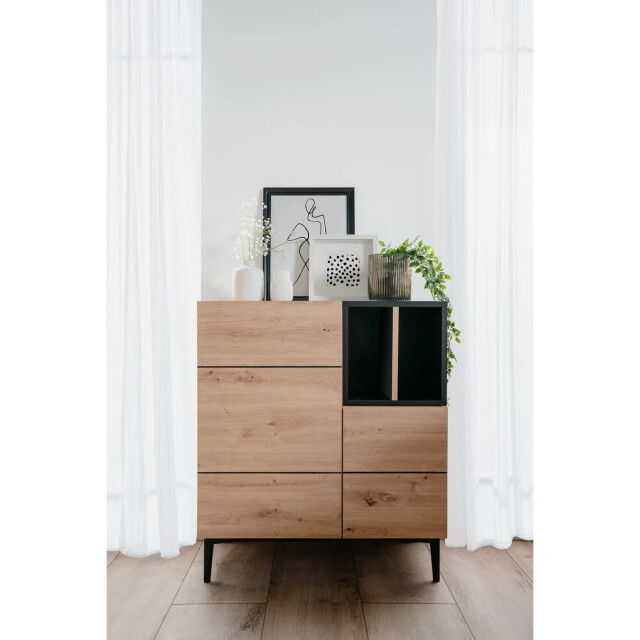 CaliCosy Buffet hoog 2 deuren 2 nissen l80 cm nola 2931922 large