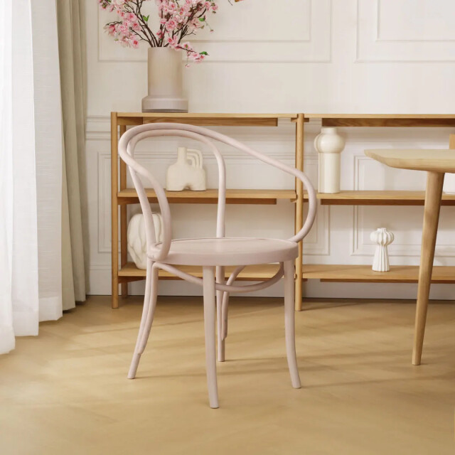 Fameg Venice no. 9 houten eetkamerstoel met armleuningen whitewash 2028525 large