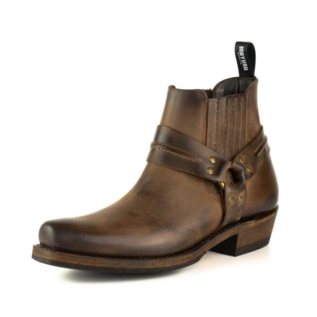 Mayura Boots Biker western laars 1444 vintage crazy old sadale 1444  VINTAGE CRAZY OLD SADALE large