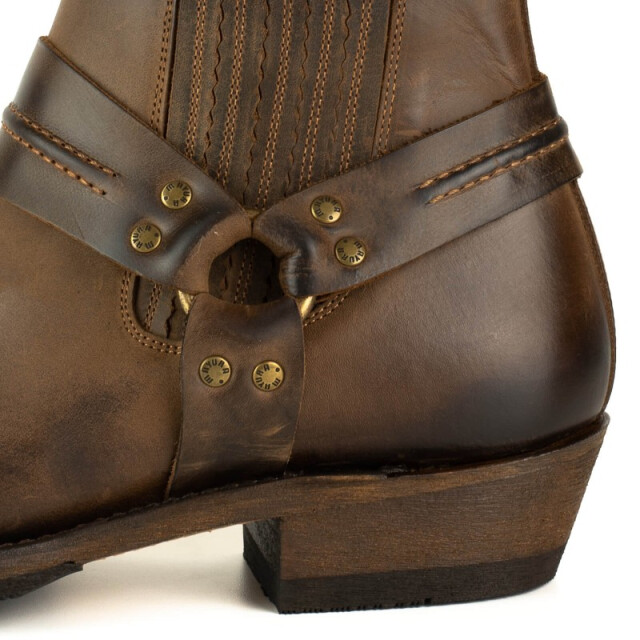 Mayura Boots Biker western laars 1444 vintage crazy old sadale 1444  VINTAGE CRAZY OLD SADALE large