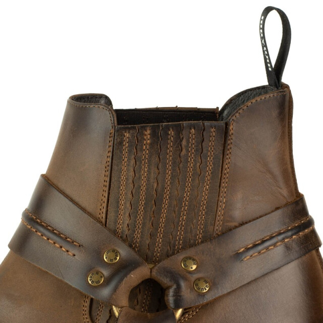Mayura Boots Biker western laars 1444 vintage crazy old sadale 1444  VINTAGE CRAZY OLD SADALE large