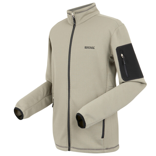 Regatta Heren aldean full zip soft shell jas UTRG11999_goldensand large