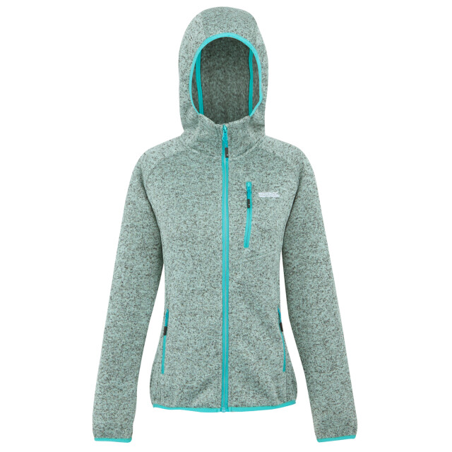 Regatta Dames newhill ii marl full zip hoodie UTRG12002_icymornturquoise large