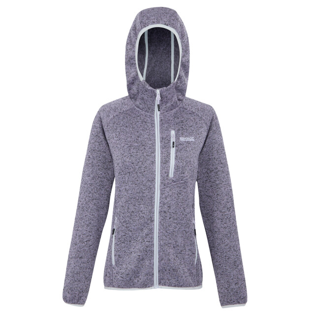 Regatta Dames newhill ii marl full zip hoodie UTRG12002_wisterialilachint large