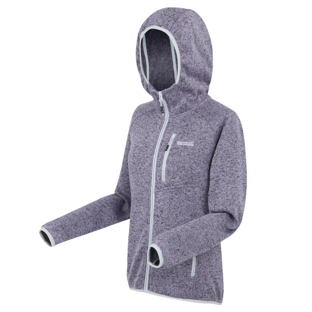 Regatta Dames newhill ii marl full zip hoodie UTRG12002_wisterialilachint large