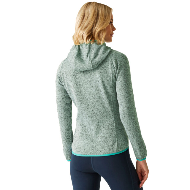 Regatta Dames newhill ii marl full zip hoodie UTRG12002_icymornturquoise large