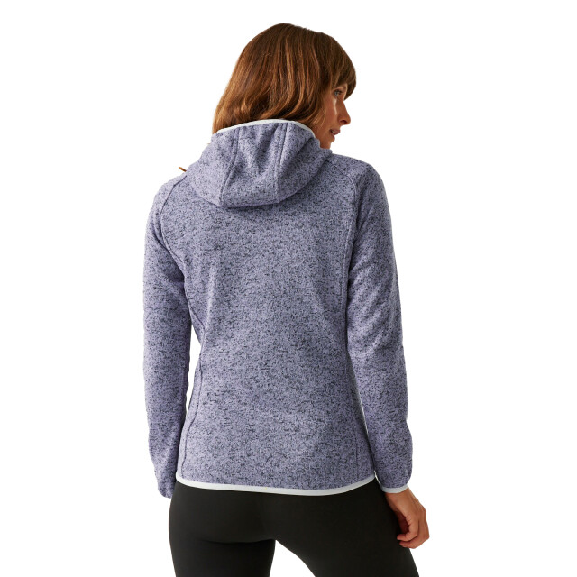 Regatta Dames newhill ii marl full zip hoodie UTRG12002_wisterialilachint large