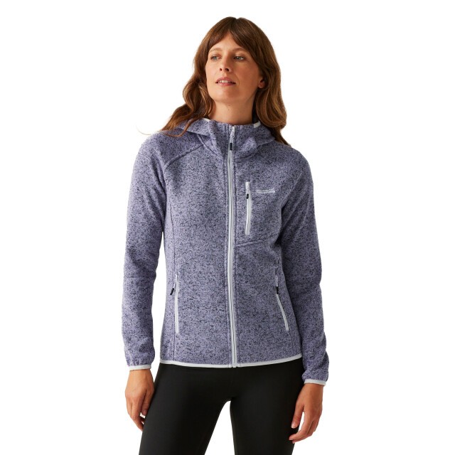 Regatta Dames newhill ii marl full zip hoodie UTRG12002_wisterialilachint large