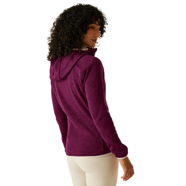 Regatta Dames newhill ii marl full zip hoodie UTRG12002_beaujolaislightvanilla large