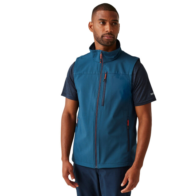 Regatta Heren arana mouwloos gilet UTRG11989_moonlightdenimtangerinetango large