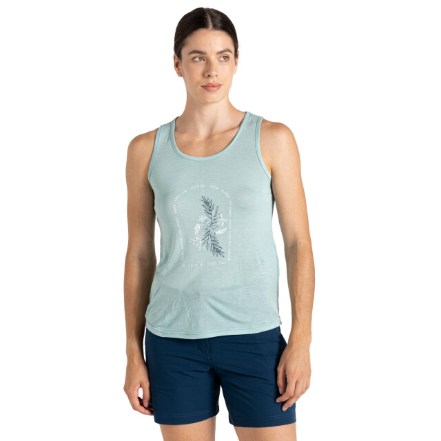 Dare2b Dames harmonic geniet van elke dag bamboe vest top UTRG11970_aquifer large