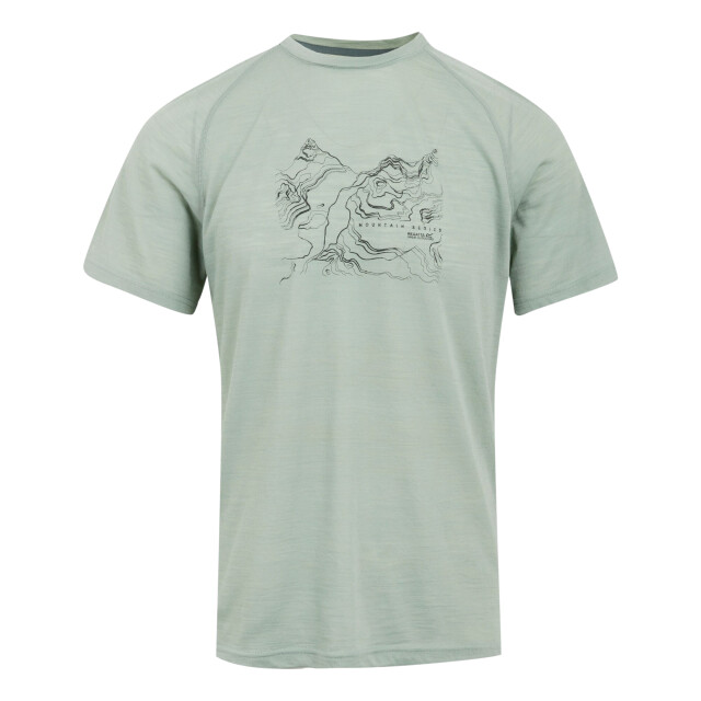 Regatta Heren escade mountain t-shirt UTRG11928_glacier large