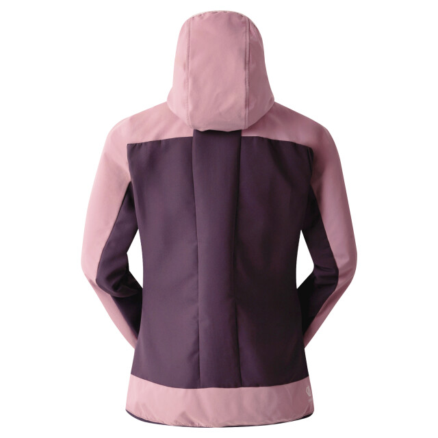 Dare2b Dames ardently kleurblok soft shell jas UTRG11938_lilasdeepplum large