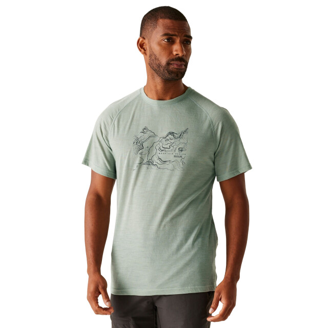 Regatta Heren escade mountain t-shirt UTRG11928_glacier large