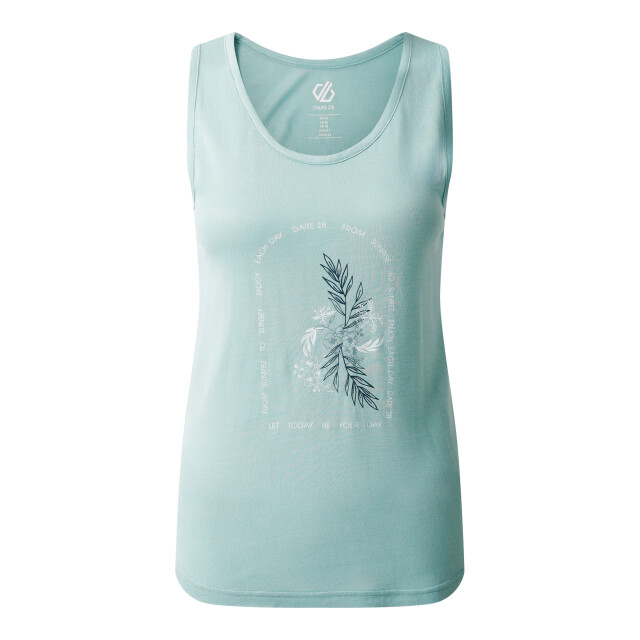 Dare2b Dames harmonic geniet van elke dag bamboe vest top UTRG11970_aquifer large