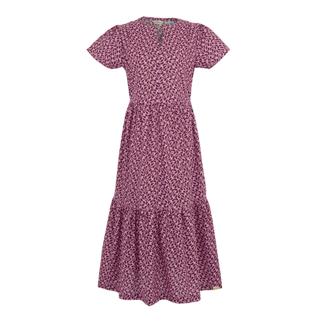 Regatta Dames orla kiely jasmine bloemen gestreepte midi jurk UTRG11959_morello large