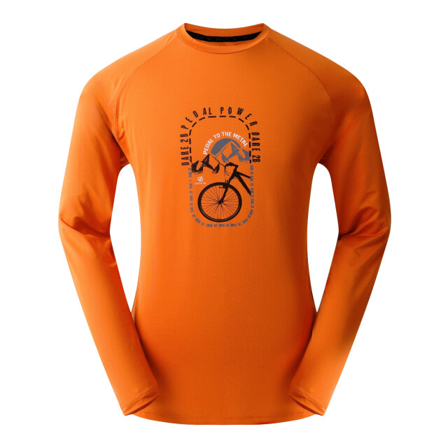 Dare2b Heren tech ii cycle t-shirt met lange mouwen UTRG11929_spicyroute large
