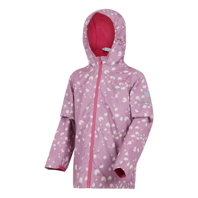 Regatta Waterdicht kinder/kinderjack lever ii camo UTRG11847_lilaslightvanillabeaujolais large